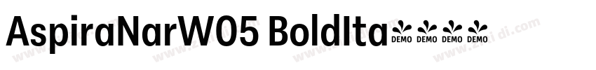 AspiraNarW05 BoldIta字体转换